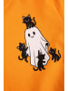 Coccodrillo Baumwoll-T-Shirt mit kurzen Ärmeln Halloween in orange