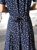 WITT WEIDEN Kleid in marine-geblümt