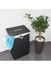relaxdays 2 x Wäschekorb in Schwarz - (B)43,5 x (H)65,5 x (T)33,5 cm