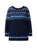 Ulla Popken Pullover in tintenblau