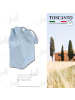 Toscanto Leder Shopper, Schultertasche Toscanto Tasche hellblau ca. 28cm