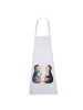 Mr. & Mrs. Panda Küchenschürze Pinguin Pärchen ohne Spruch in Weiß
