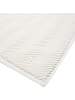 Framsohn 2er Set: Zwirnfrottier BIO Badevorleger "OCEAN" in Cream - (L) 70 x (B) 50 cm