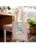 Mr. & Mrs. Panda Shopping Tasche Lieber Gärtner mit Spruch in Braun Pastell