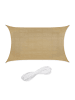 relaxdays Sonnensegel in Beige - 2 x 3 m