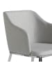 Angel Cerdá Stuhl 4050 in Grau/Stahl – (B)51 x (H)79 x (T)56 cm