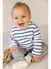 Noppies Langarmshirt Stripe in Gray Blue