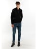 MO Herren Cardigan in Schwarz