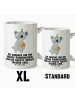 Mr. & Mrs. Panda Haferl Koala Geschenk mit Spruch in Weiß