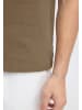 CASUAL FRIDAY Kurzarm T-Shirt Rundhalsausschnitt Normaler Fit in Olive