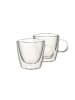 Villeroy & Boch 2er Set Tassen Artesano Hot and Cold 220 ml in transparent