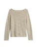 Marc O'Polo Slub-Pullover slim in Mild Rose