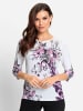WITT WEIDEN Pullover in ecru-orchidee-bedruckt