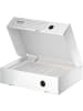Leitz Archivbox Infinity horizontal 80mm weiß