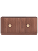 Beliani Sideboard NUMURKAH in Braun/Gold - (W) 160 x (H) 75 x (L) 40 cm