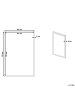 Beliani Canvas ADELFIA in Bunt/Braun - (W) 63 x (H) 93 x (L) 5 cm Vertikal