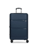 D&N Travel Line 4300-Plus 4 Rollen Trolley L 76 cm mit Dehnfalte in dark blue