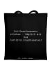 Mr. & Mrs. Panda Shopping Tasche Spruch Justizvollzugsbeamte Mom... in Schwarz