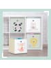 relaxdays 4 x Kinder Aufbewahrungsboxen "Tiere C" in Bunt - (B)30 x (H)30 x (T)30 cm