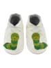 Basrakids Baby Krabbelschuhe aus Leder, weiche Lauflernschuhe mit rutschfester Sohle 