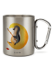 Mr. & Mrs. Panda Tasse Pinguin Mond ohne Spruch in Silber