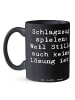 Mr. & Mrs. Panda Kaffeetasse Spruch Schlagzeug Magie mit Spruch in Schwarz