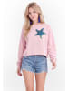 IZIA Women Sweatshirt in Light Rose