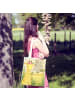 Mr. & Mrs. Panda Tasche Giraffe Blumenkranz Design mit Spruch in Weiß