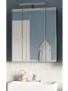 Inn.Furn Spiegelschrank in schwarz 60 cm 3-türig