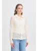 ICHI Hemd langarm IXLACEY Slim fit in Cloud Dancer