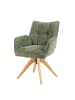 DUBI Möbel 2er-Set: Drehstuhl Mika-Theo in Grün - (B)59 x (H)84 x  (T)66 cm