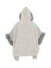 faina Women Poncho in Wollweiss