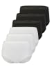 Nina von C. 6er Pack Damen Taillenslip in weiss-schwarz