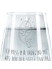 Mr. & Mrs. Panda Trinkglas Narwal Gitarre mit Spruch in Transparent