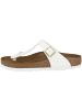 Birkenstock Zehensandale Gizeh Birko-Flor Lack normal in weiss
