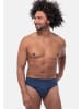 Ammann Slip / Unterhose Jeans Feinripp in Blau