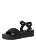 Tamaris Sandalette in schwarz