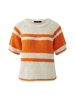 Oui Pullover in dk orange pin