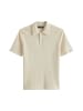 Marc O'Polo Strick-Poloshirt regular in Chalky Sand