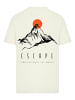 F4NT4STIC T-Shirt Escape Discover the World Mountain in sand