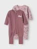 name it 2er-Pack Schlafanzug in Grape Shake