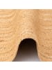 Pergamon Naturfaser Teppich Jute Salsa Uni in Beige