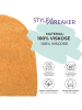 styleBREAKER Feinstrick Beanie Mütze in Curry