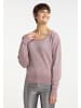 myMo at night Strickpullover in Mauve Silber