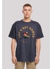 F4NT4STIC Heavy Oversize T-Shirt Lets get Ramen in marineblau