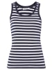 Delmao Tanktop in marine-weiß