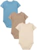 TupTam Kinder Unisex Kurzarm Body 3er Set in dunkelblau