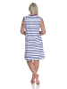 NORMANN Achselträger Nachthemd Strandkleid Streifen - 73445 in marine