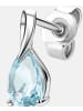 Diamant L'éternel Ohrringe aus 585 Weißgold mit Topas