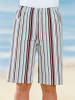 WITT WEIDEN Bermudas in aqua-gestreift